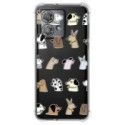 Funda Silicona Antigolpes para Motorola Edge 40 Neo 5G diseño Perros Dibujos