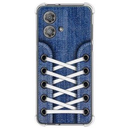 Funda Silicona Antigolpes para Motorola Edge 40 Neo 5G diseño Zapatillas 01 Dibujos