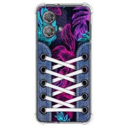 Funda Silicona Antigolpes para Motorola Edge 40 Neo 5G diseño Zapatillas 07 Dibujos
