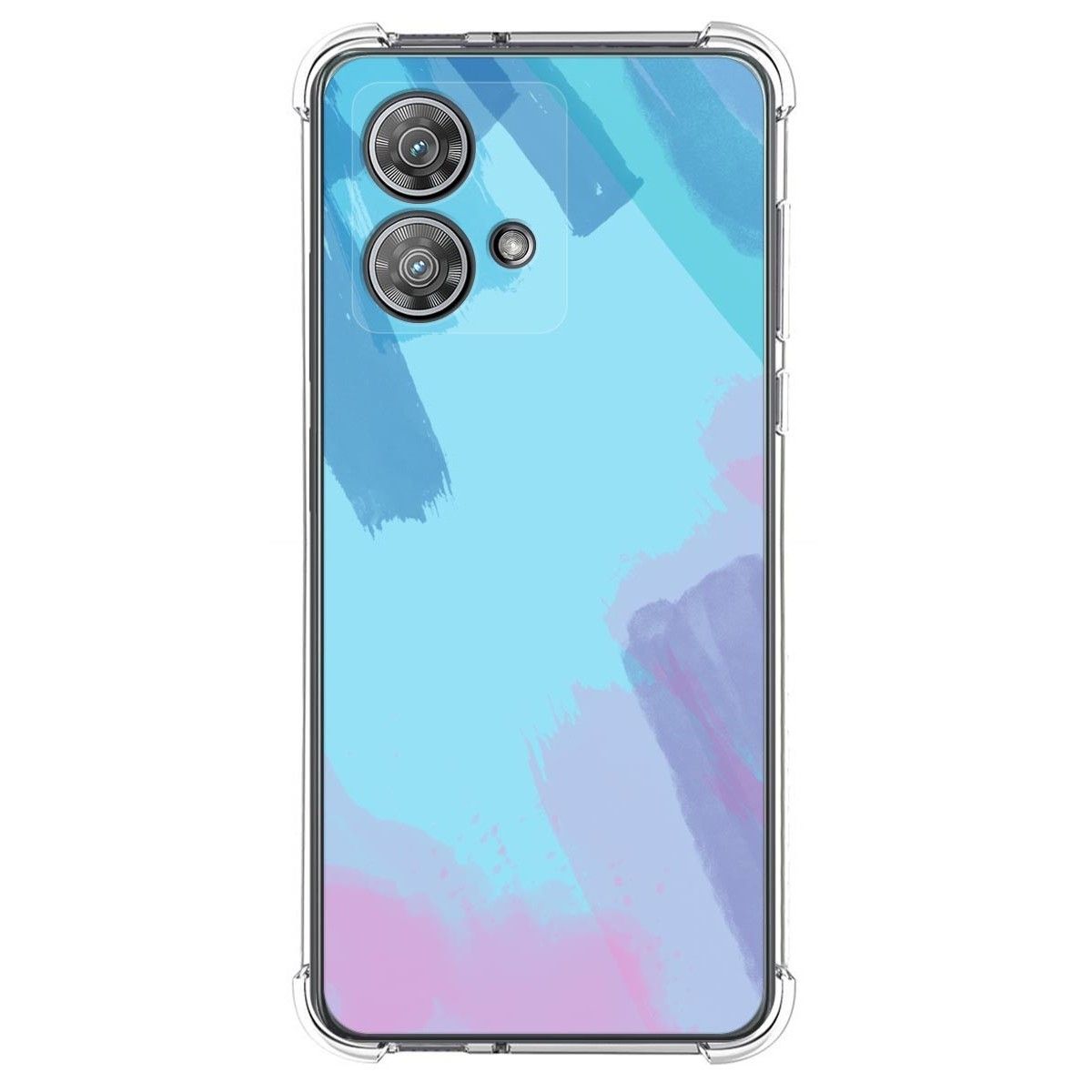Funda Silicona Antigolpes para Motorola Edge 40 Neo 5G diseño Acuarela 10 Dibujos