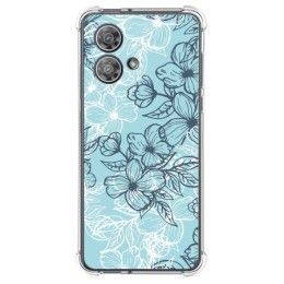 Funda Silicona Antigolpes para Motorola Edge 40 Neo 5G diseño Flores 03 Dibujos