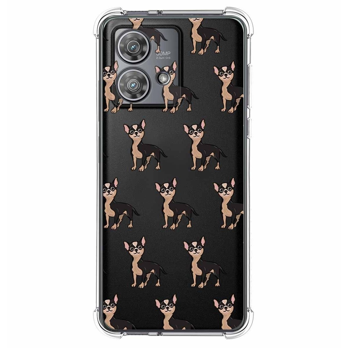 Funda Silicona Antigolpes para Motorola Edge 40 Neo 5G diseño Perros 11 Dibujos