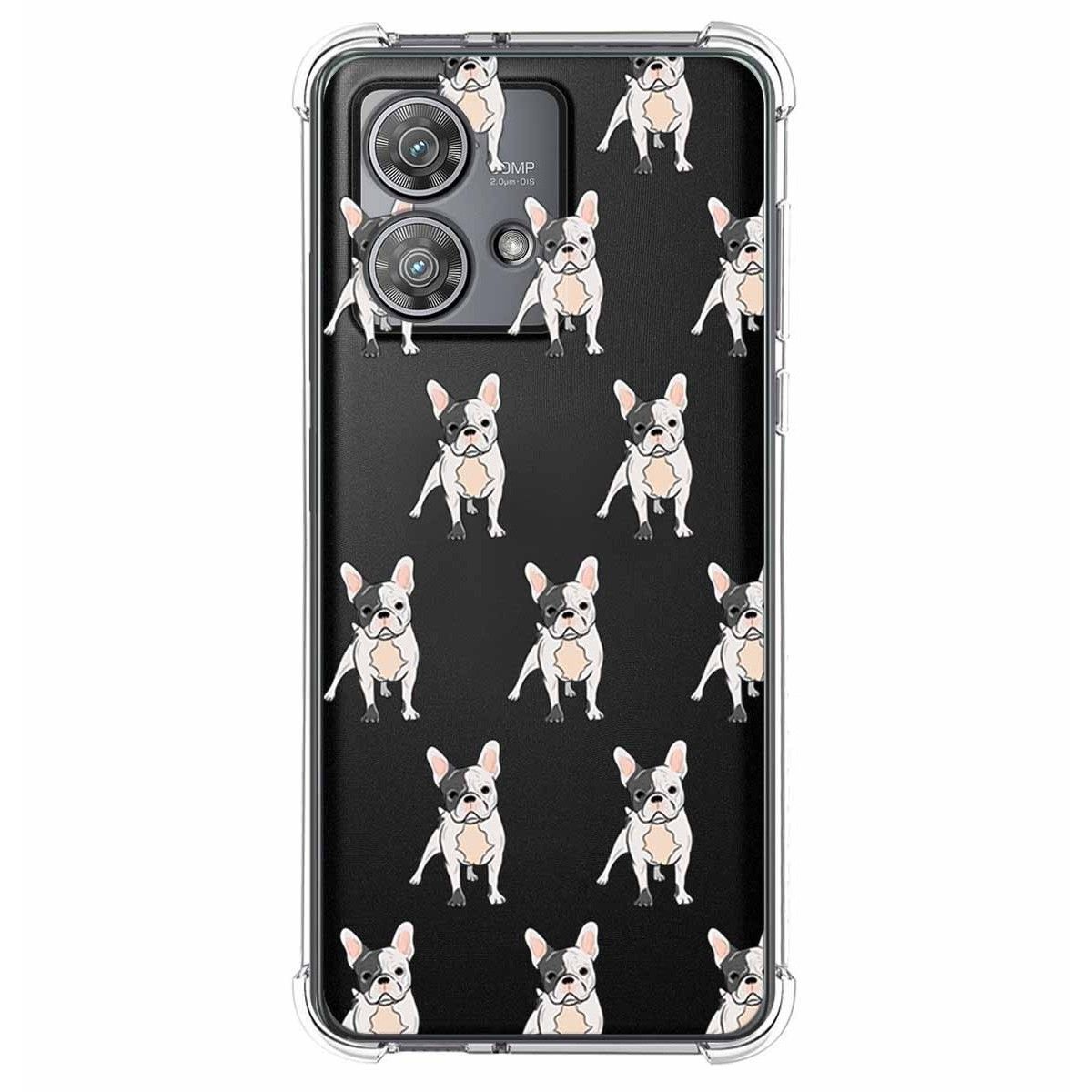 Funda Silicona Antigolpes para Motorola Edge 40 Neo 5G diseño Perros 12 Dibujos