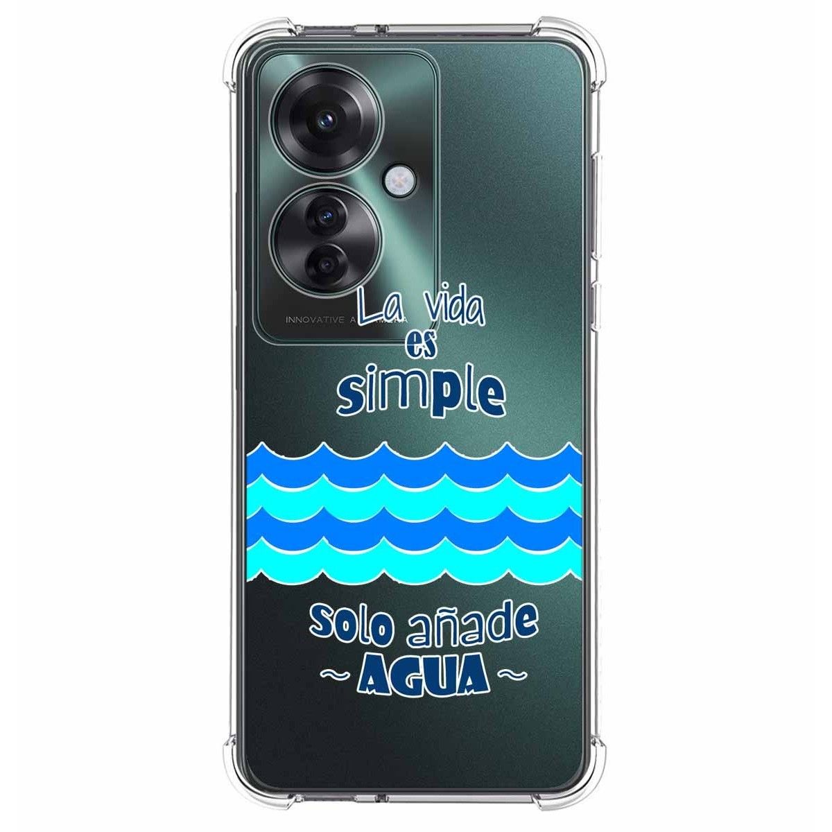 Funda Silicona Antigolpes para Oppo Reno 11F 5G diseño Agua Dibujos