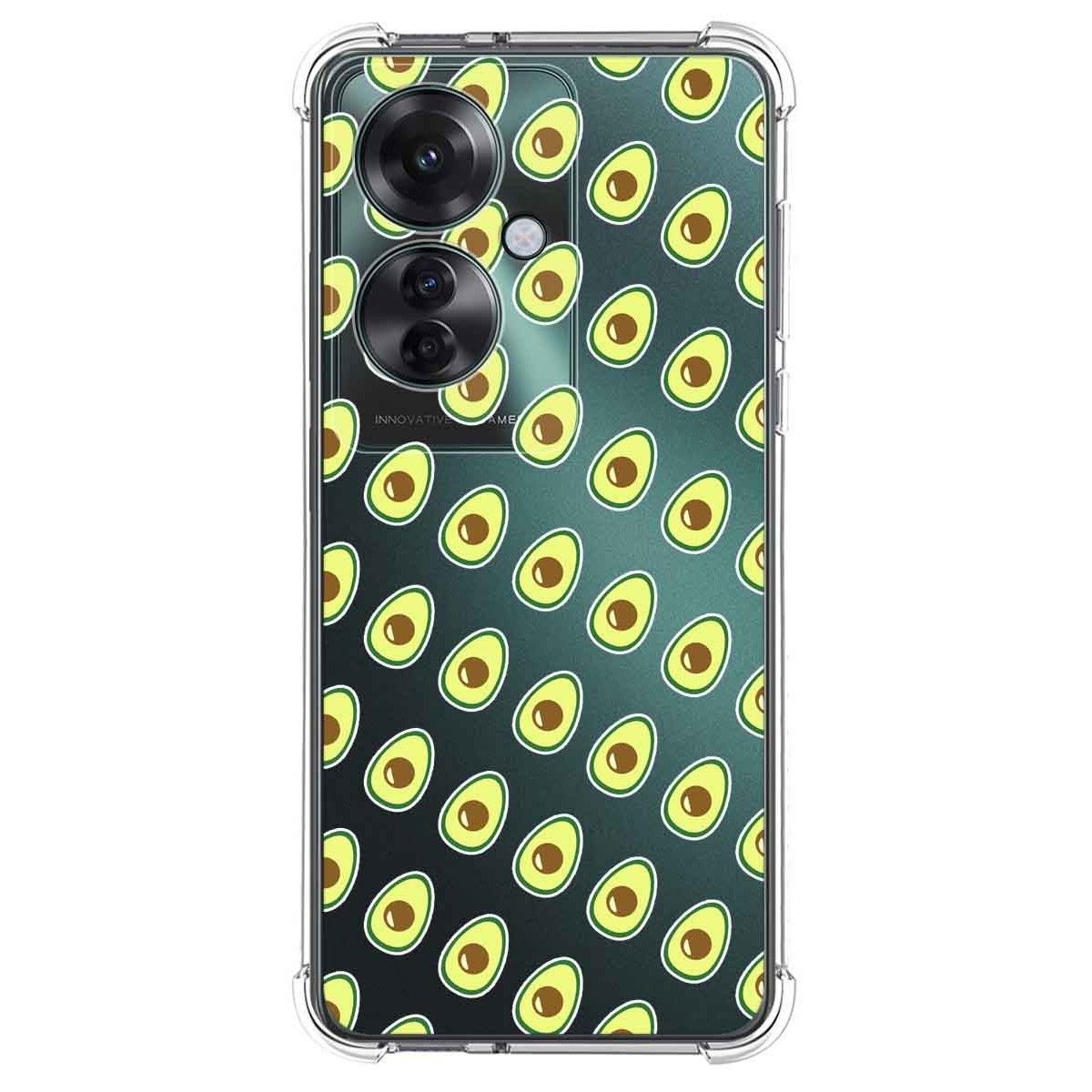Funda Silicona Antigolpes para Oppo Reno 11F 5G diseño Aguacate Dibujos
