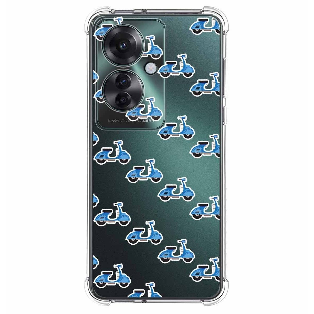 Funda Silicona Antigolpes para Oppo Reno 11F 5G diseño Scooter Dibujos