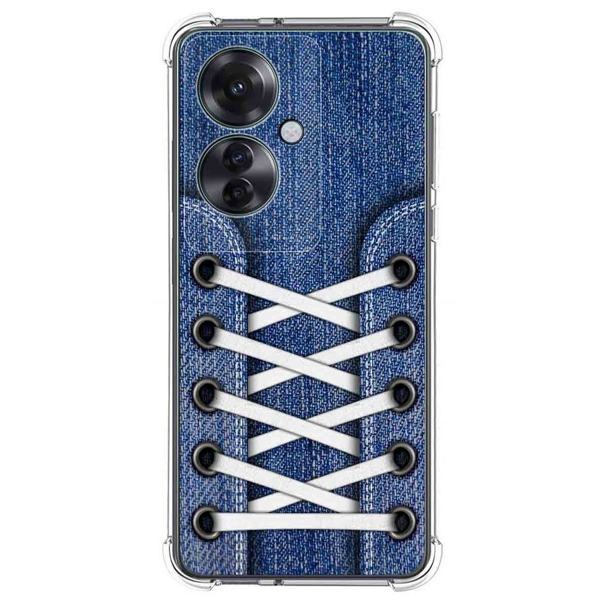 Funda Silicona Antigolpes para Oppo Reno 11F 5G diseño Zapatillas 01 Dibujos
