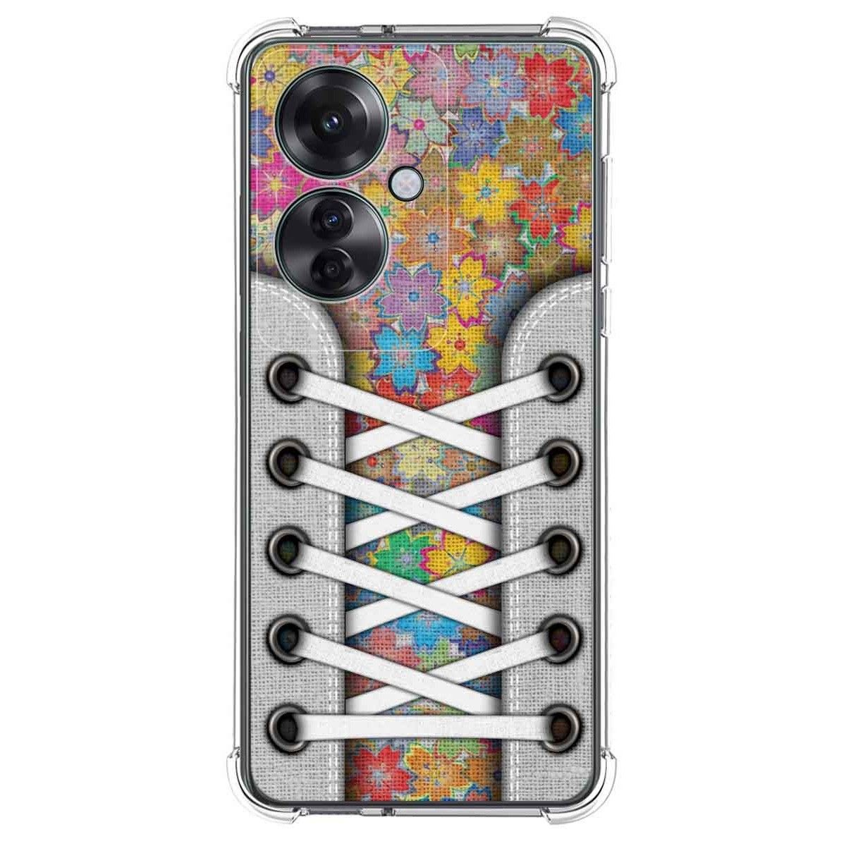 Funda Silicona Antigolpes para Oppo Reno 11F 5G diseño Zapatillas 05 Dibujos