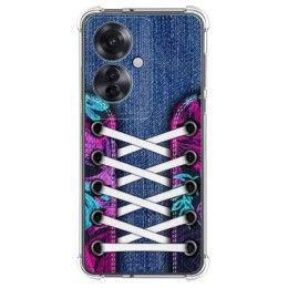 Funda Silicona Antigolpes para Oppo Reno 11F 5G diseño Zapatillas 06 Dibujos