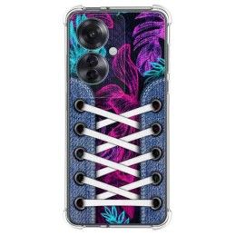 Funda Silicona Antigolpes para Oppo Reno 11F 5G diseño Zapatillas 07 Dibujos