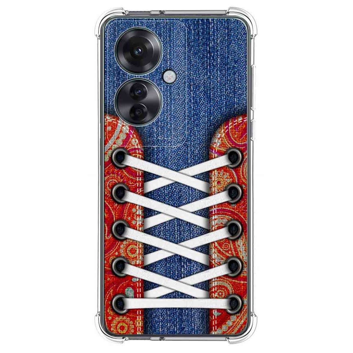 Funda Silicona Antigolpes para Oppo Reno 11F 5G diseño Zapatillas 11 Dibujos