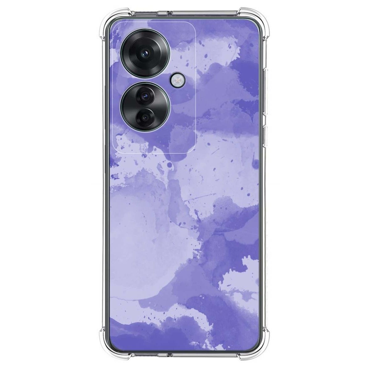 Funda Silicona Antigolpes para Oppo Reno 11F 5G diseño Acuarela 01 Dibujos