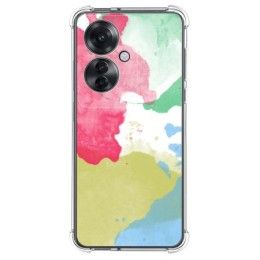 Funda Silicona Antigolpes para Oppo Reno 11F 5G diseño Acuarela 02 Dibujos