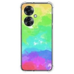 Funda Silicona Antigolpes para Oppo Reno 11F 5G diseño Acuarela 03 Dibujos