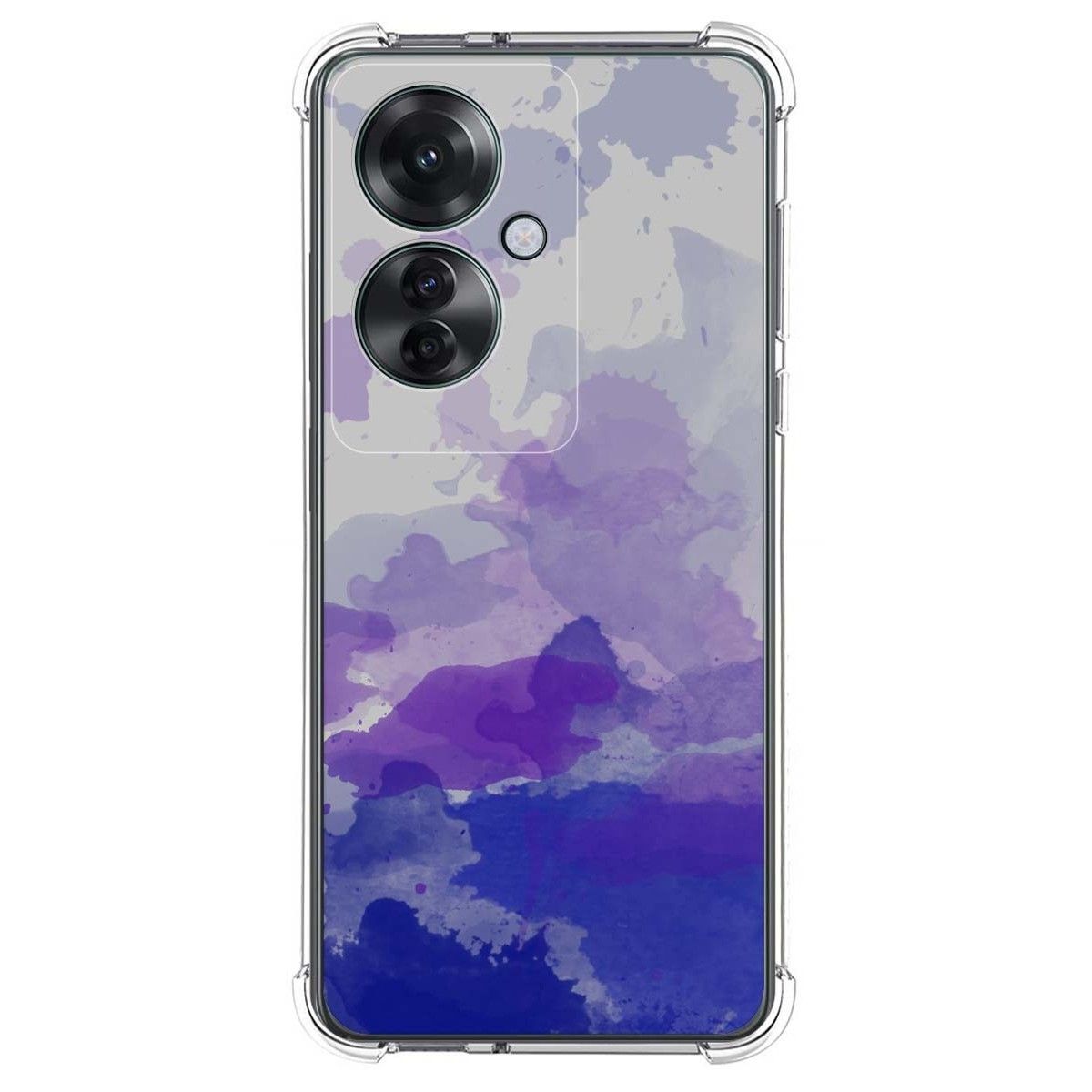 Funda Silicona Antigolpes para Oppo Reno 11F 5G diseño Acuarela 09 Dibujos