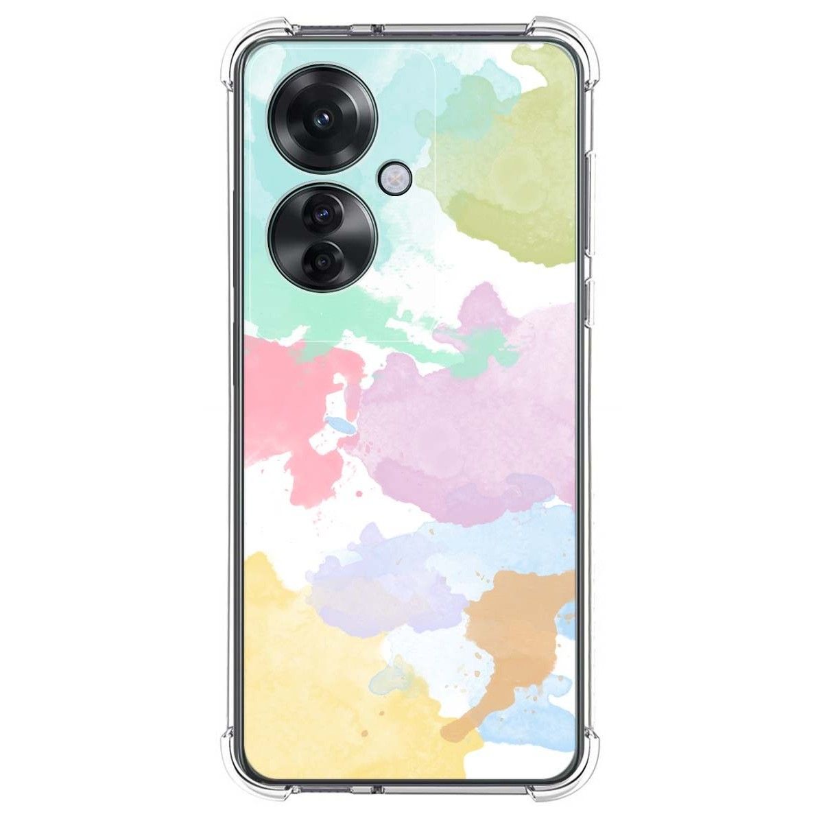 Funda Silicona Antigolpes para Oppo Reno 11F 5G diseño Acuarela 11 Dibujos