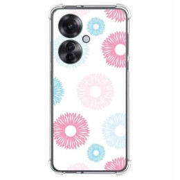 Funda Silicona Antigolpes para Oppo Reno 11F 5G diseño Flores 06 Dibujos