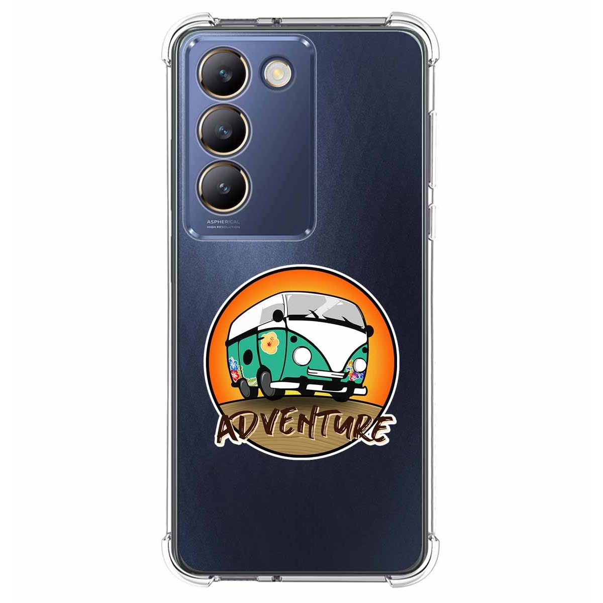 Funda Silicona Antigolpes para Vivo V40 SE 5G diseño Adventure Dibujos