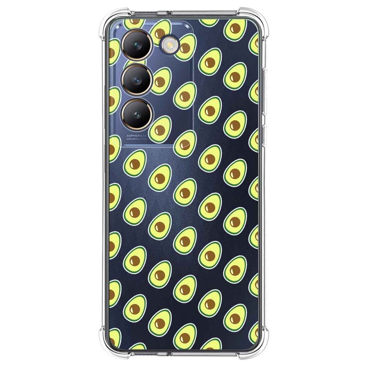 Funda Silicona Antigolpes para Vivo V40 SE 5G diseño Aguacate Dibujos