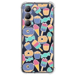 Funda Silicona Antigolpes para Vivo V40 SE 5G diseño Dulces 02 Dibujos