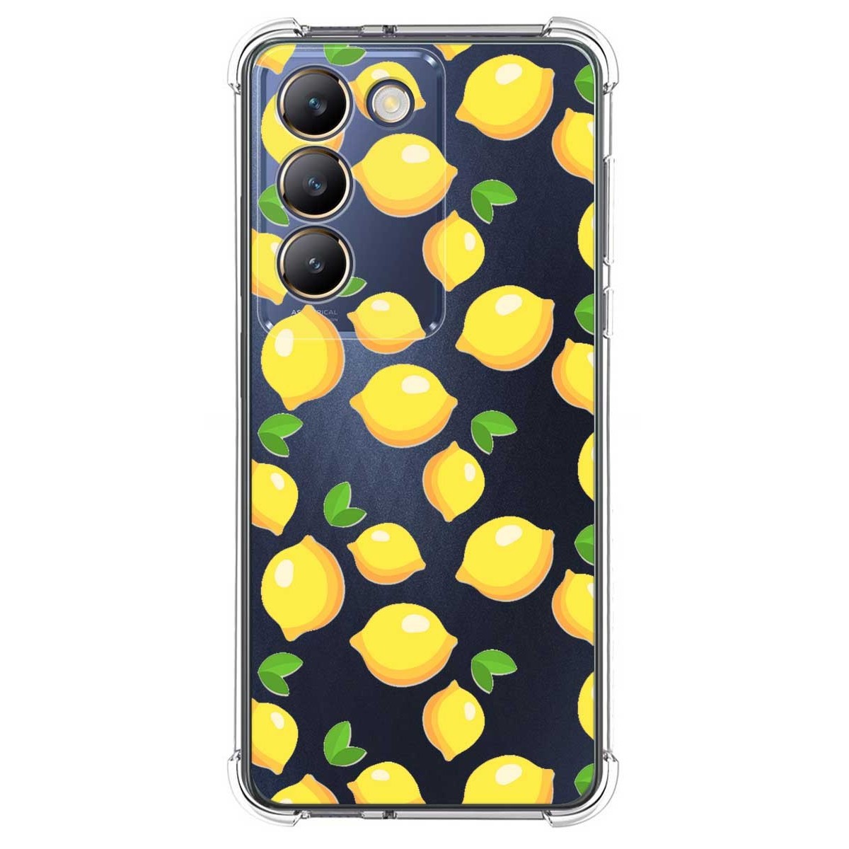 Funda Silicona Antigolpes para Vivo V40 SE 5G diseño Limones Dibujos