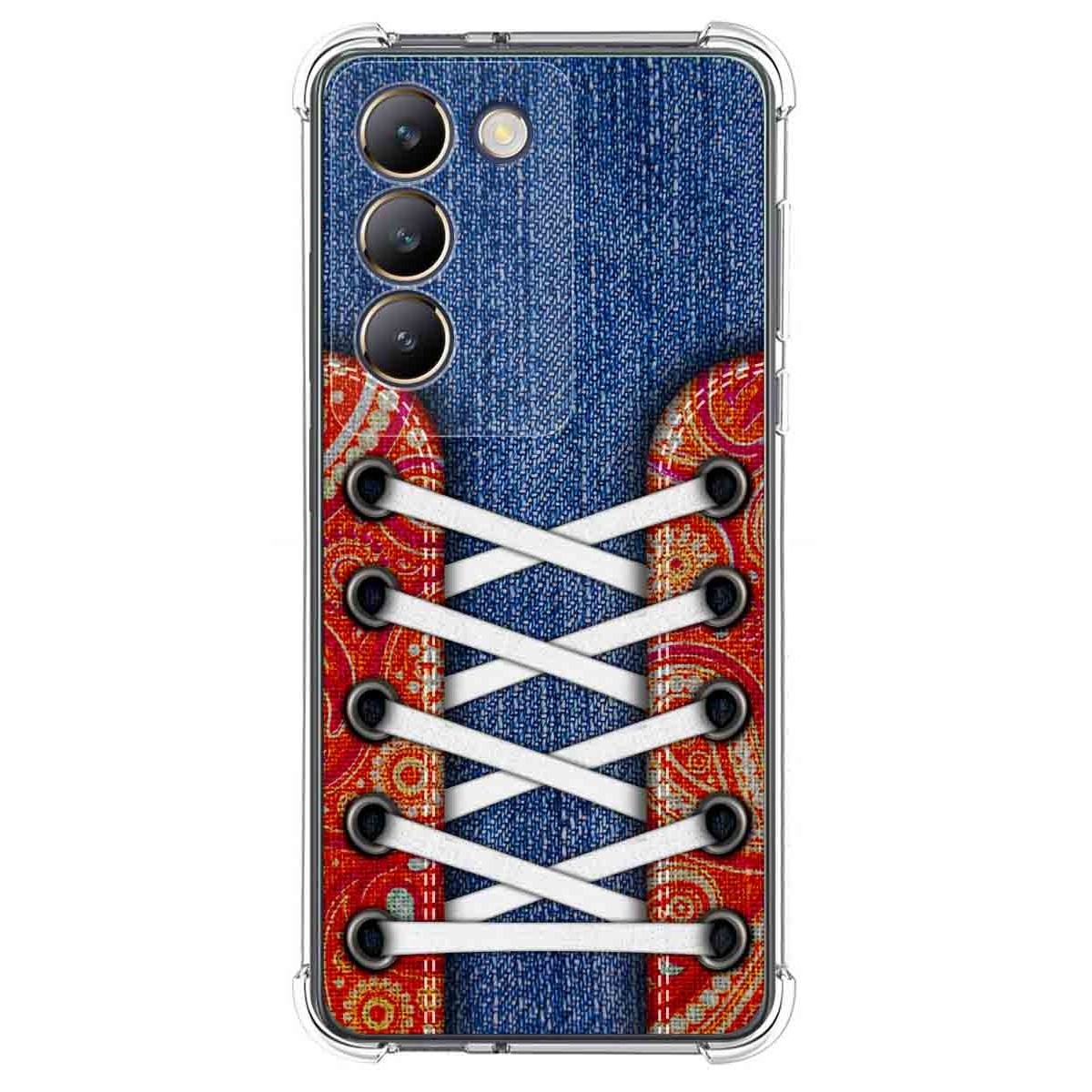 Funda Silicona Antigolpes para Vivo V40 SE 5G diseño Zapatillas 11 Dibujos