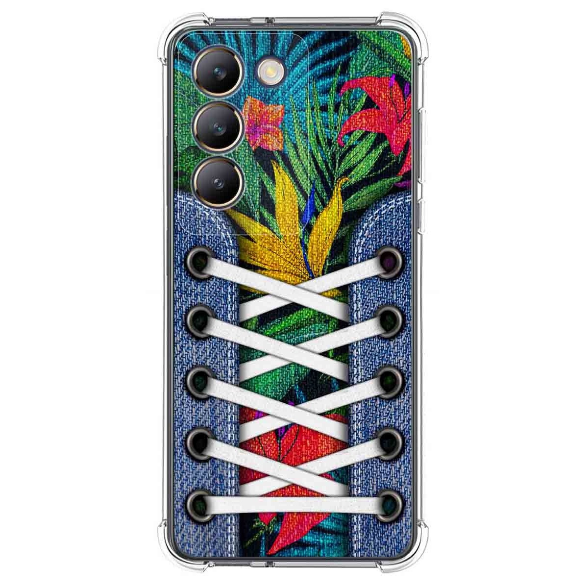 Funda Silicona Antigolpes para Vivo V40 SE 5G diseño Zapatillas 12 Dibujos