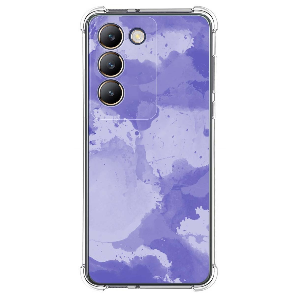 Funda Silicona Antigolpes para Vivo V40 SE 5G diseño Acuarela 01 Dibujos