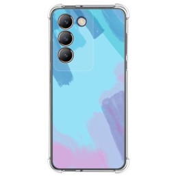 Funda Silicona Antigolpes para Vivo V40 SE 5G diseño Acuarela 10 Dibujos