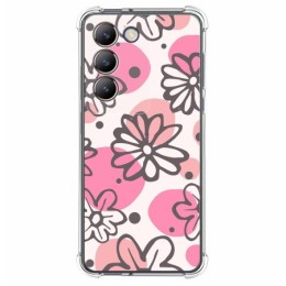 Funda Silicona Antigolpes para Vivo V40 SE 5G diseño Flores 09 Dibujos