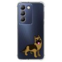 Funda Silicona Antigolpes para Vivo V40 SE 5G diseño Perros 03 Dibujos