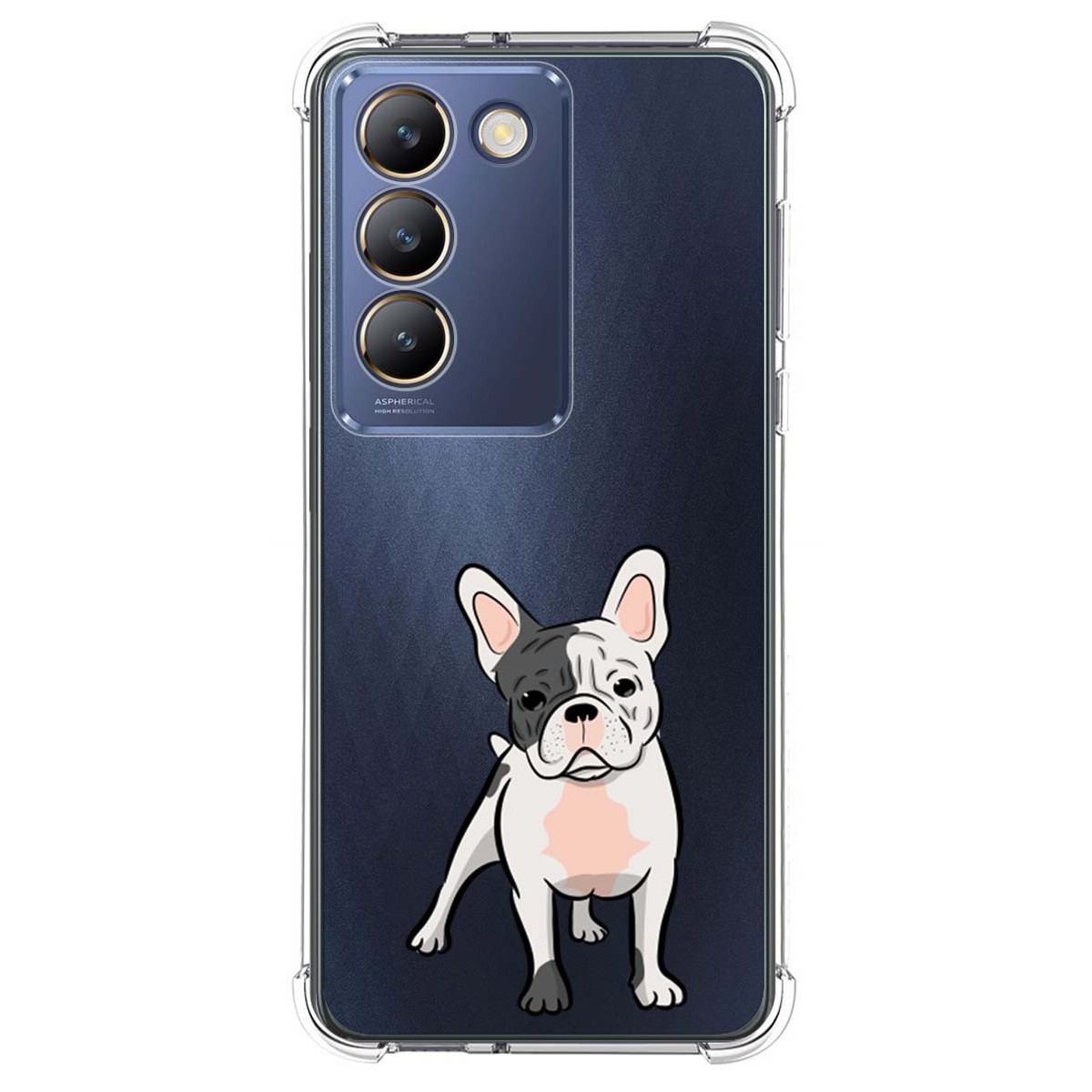 Funda Silicona Antigolpes para Vivo V40 SE 5G diseño Perros 06 Dibujos