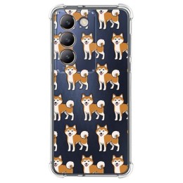 Funda Silicona Antigolpes para Vivo V40 SE 5G diseño Perros 08 Dibujos