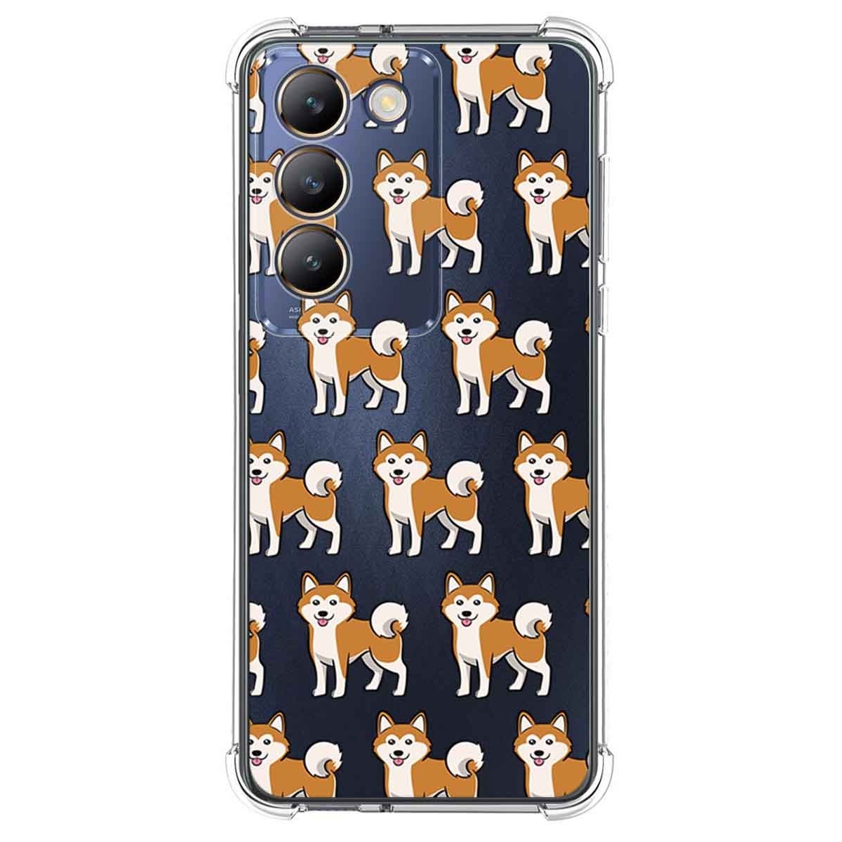 Funda Silicona Antigolpes para Vivo V40 SE 5G diseño Perros 08 Dibujos