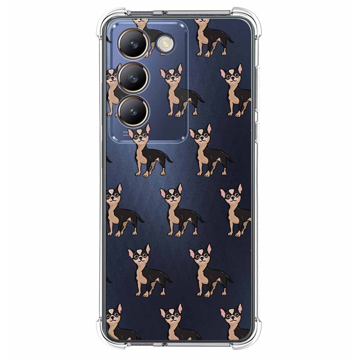 Funda Silicona Antigolpes para Vivo V40 SE 5G diseño Perros 11 Dibujos