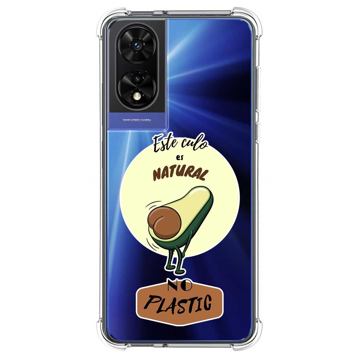 Funda Silicona Antigolpes para TCL 505 diseño Culo Natural Dibujos