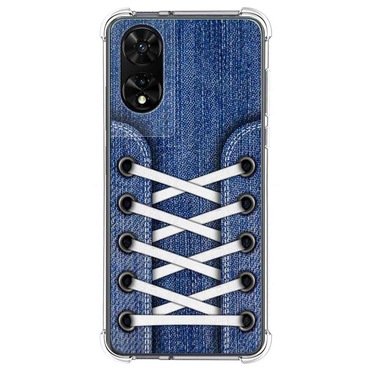 Funda Silicona Antigolpes para TCL 505 diseño Zapatillas 01 Dibujos