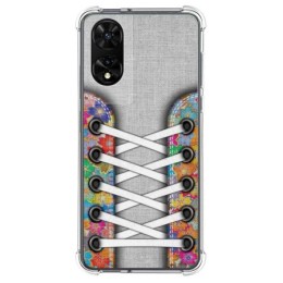 Funda Silicona Antigolpes para TCL 505 diseño Zapatillas 04 Dibujos