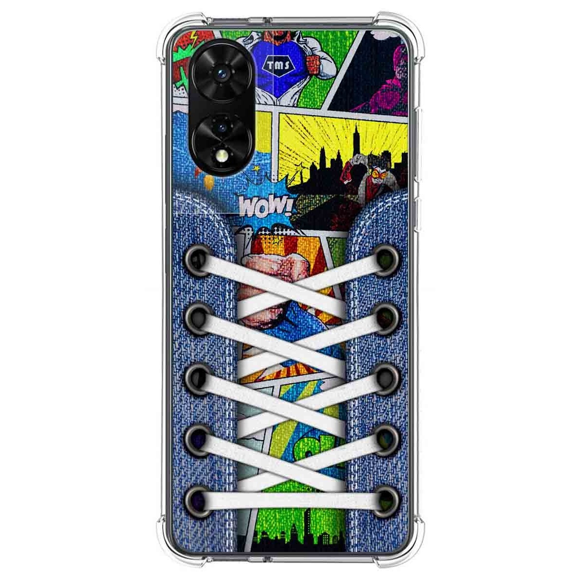 Funda Silicona Antigolpes para TCL 505 diseño Zapatillas 14 Dibujos