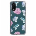 Funda Silicona Antigolpes para TCL 505 diseño Flores 10 Dibujos