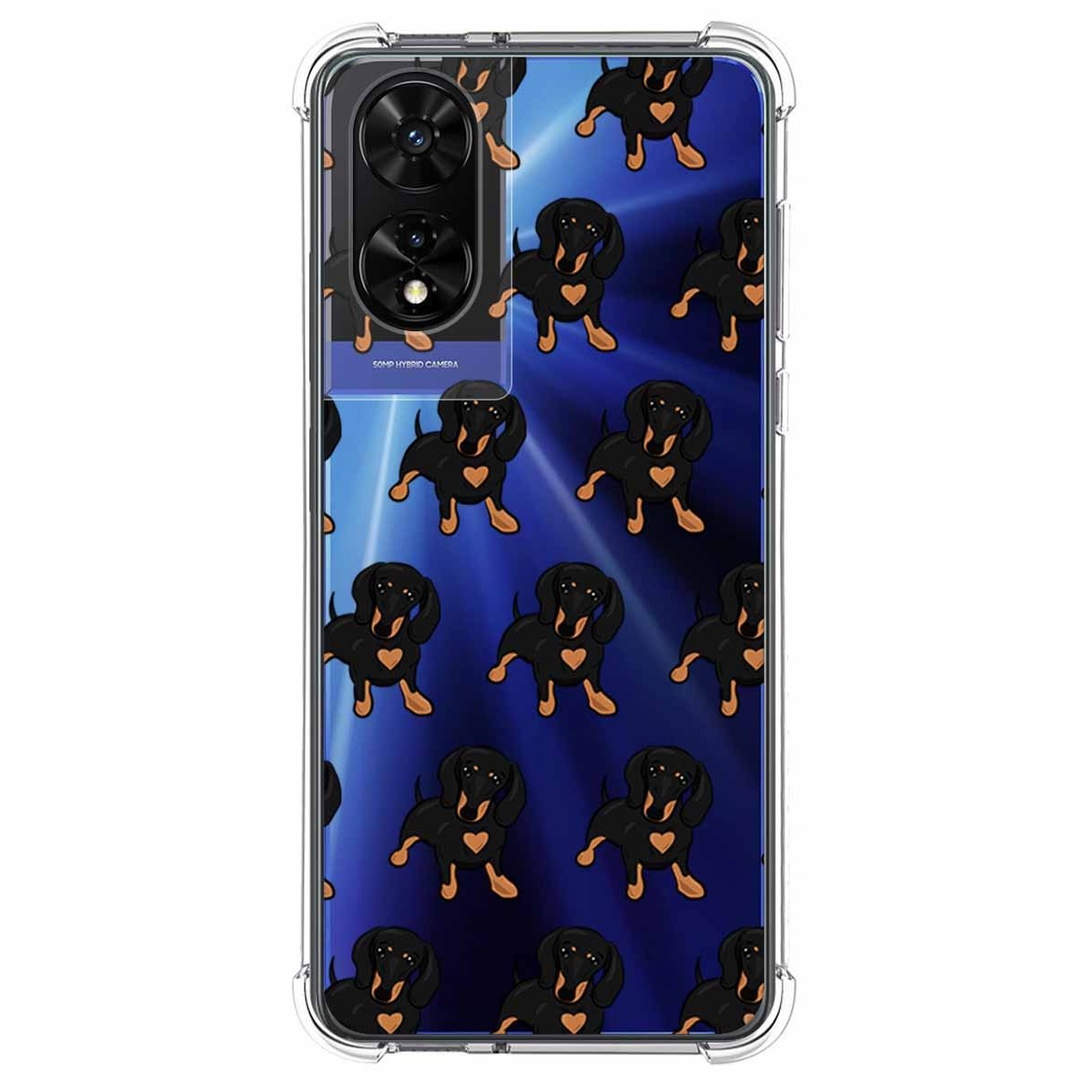 Funda Silicona Antigolpes para TCL 505 diseño Perros 10 Dibujos