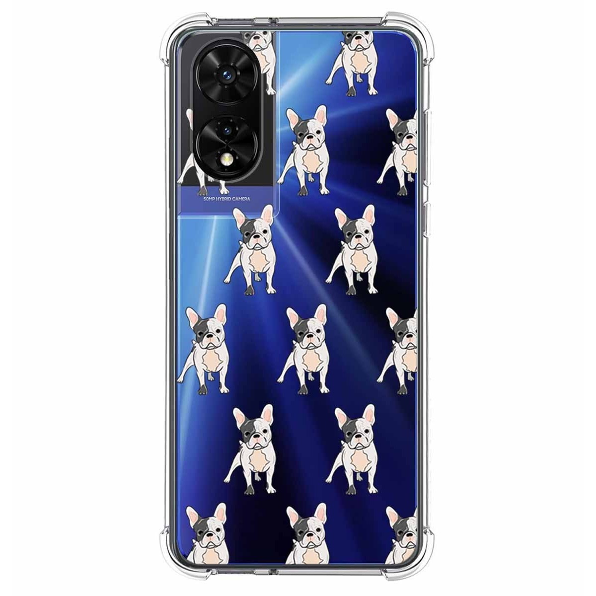 Funda Silicona Antigolpes para TCL 505 diseño Perros 12 Dibujos