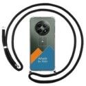 Personaliza tu Funda Colgante Transparente para Realme 12 5G / 12x 5G con Cordon Negro Dibujo Personalizada