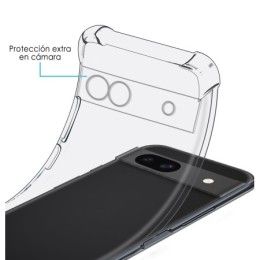 Funda Silicona Antigolpes Transparente para Google Pixel 8a 5G 2