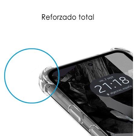 Funda Silicona Antigolpes Transparente para Google Pixel 8a 5G