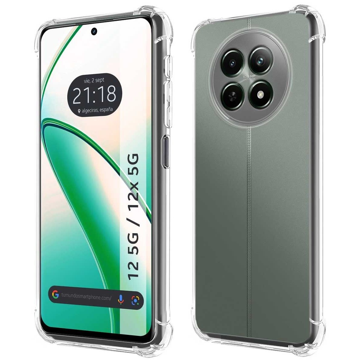 Funda Silicona Antigolpes Transparente para Realme 12 5G / 12x 5G