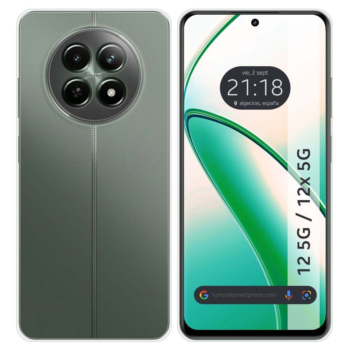 Funda Silicona Gel TPU Transparente para Realme 12 5G / 12x 5G