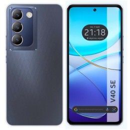Funda Silicona Gel TPU Transparente para Vivo V40 SE 5G