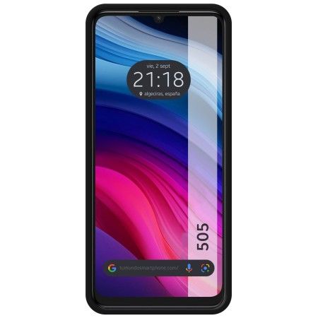 Funda Silicona Líquida Ultra Suave para TCL 505 color Negra