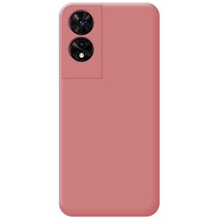 Funda Silicona Líquida Ultra Suave para TCL 505 color Rosa